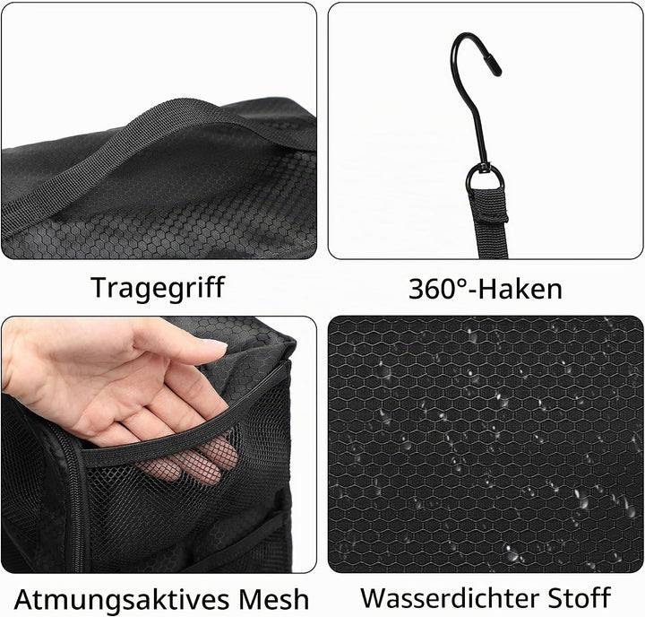 Koffer-Organizer, Reisetaschen-Organizer für Gepäck, Kompressions-hängende Packwürfel für Reisen, Ha