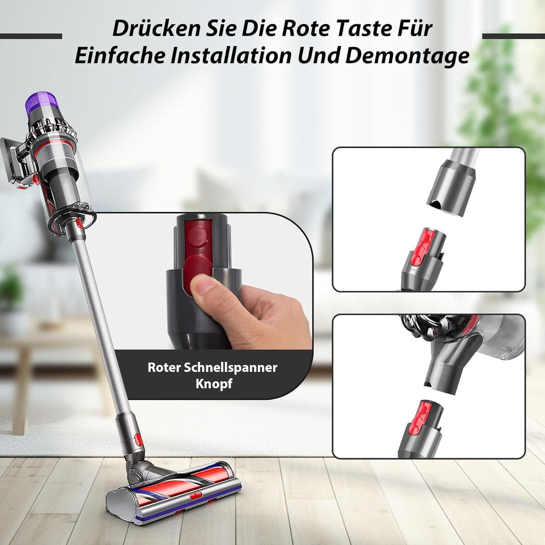 Verlängerungsrohr für Dyson Saugrohr V11 Kompatibel mit Dyson Rohr V15 V 11 V10 V8 V7, Starres Teles