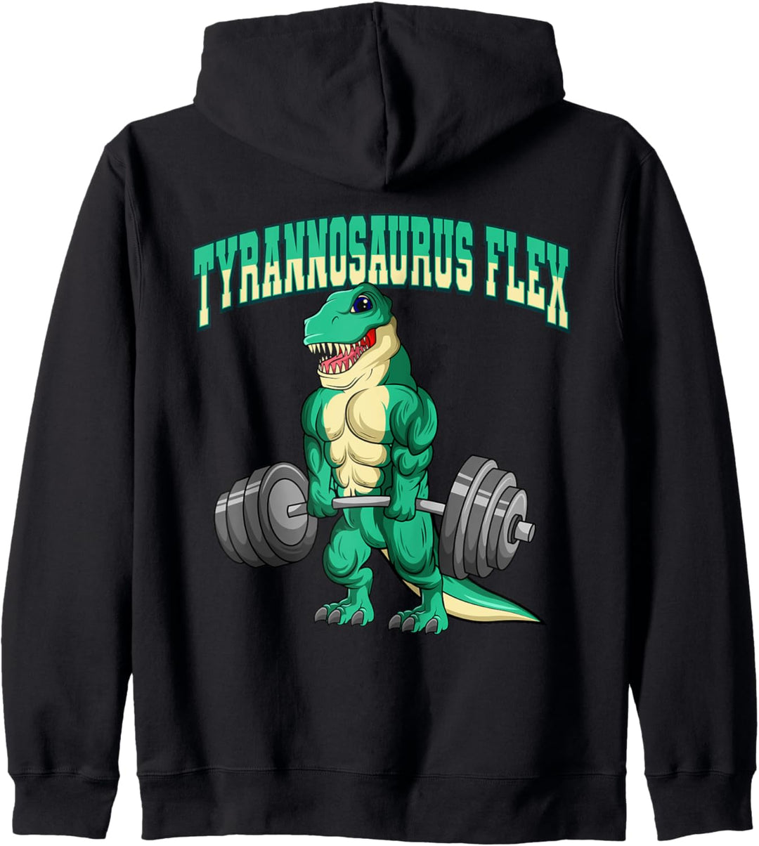 Bodybuilding Fitness Tyrannosaurus Flex Dino T-Rex Kapuzenjacke