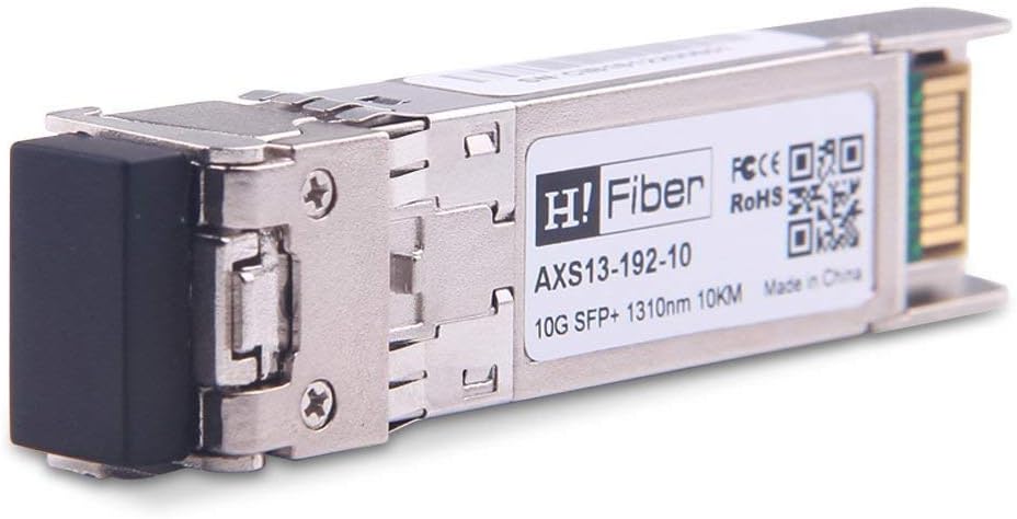 【2Pack】 10Gb/S SFP+ Singlemode Transceiver (10km, 1310nm), 10Gbit SFP+ LR LC Modul für Intel E10GSFP