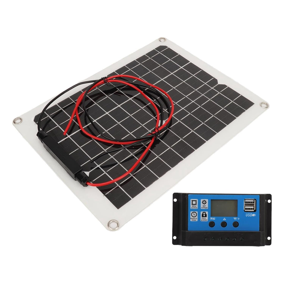 Solarmodule, Solarladegerät, Solarpanel-Set, Hocheffizientes Solarpanel und Solarladeregler, 300 W,