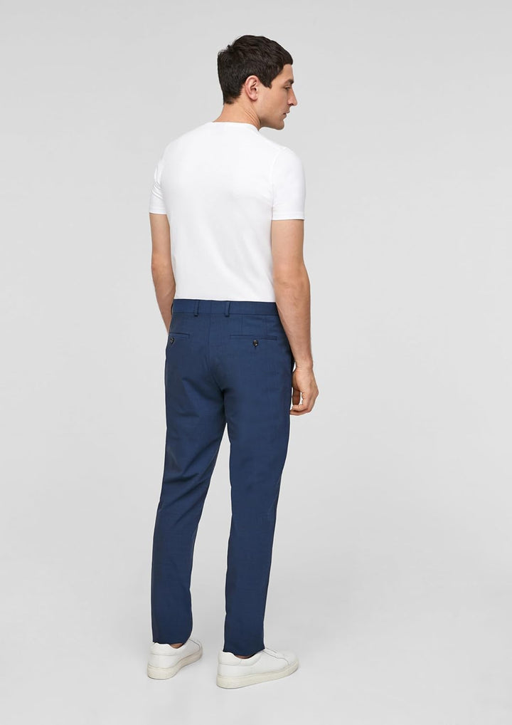 s.Oliver BLACK LABEL Slim Fit: Hose mit Hyperstretch 44 Blau, 44 Blau