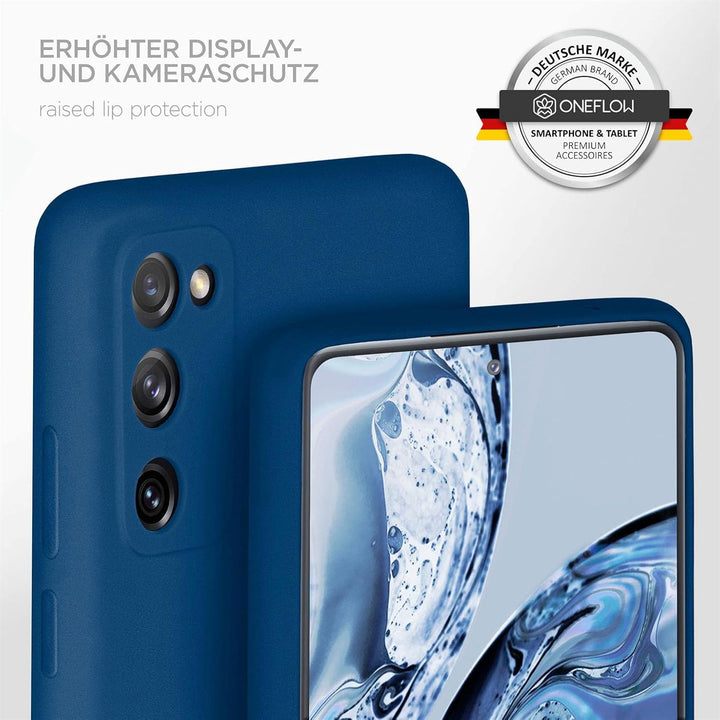 ONEFLOW Soft Case für Samsung Galaxy S20 FE/FE 5G Hülle aus Silikon mit Kameraschutz, Silikonhülle m