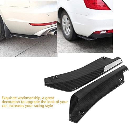 Duokon 1 Paar Universal Heckschürze Spoiler, Auto Modifizierte Heckschürze Diffusor Diffusor Flossen