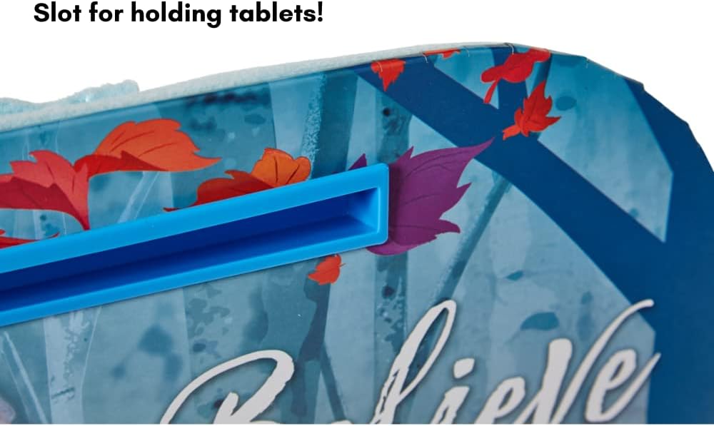 Disney Frozen 2 Girls Lap Desk with Tablet Holder, Pillow and Frozen Notebook