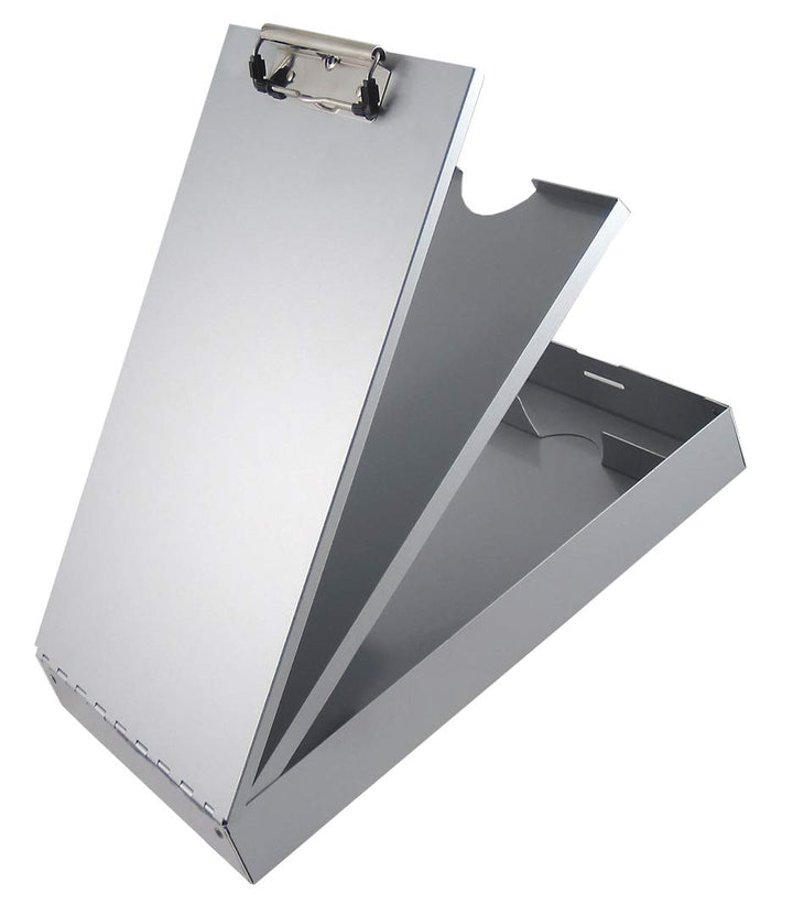 Saunders Cruiser-Mate II Klemmbrett aus recyceltem Aluminium, mit 2 Ablagefächern 8.5 x 14 Inches Al