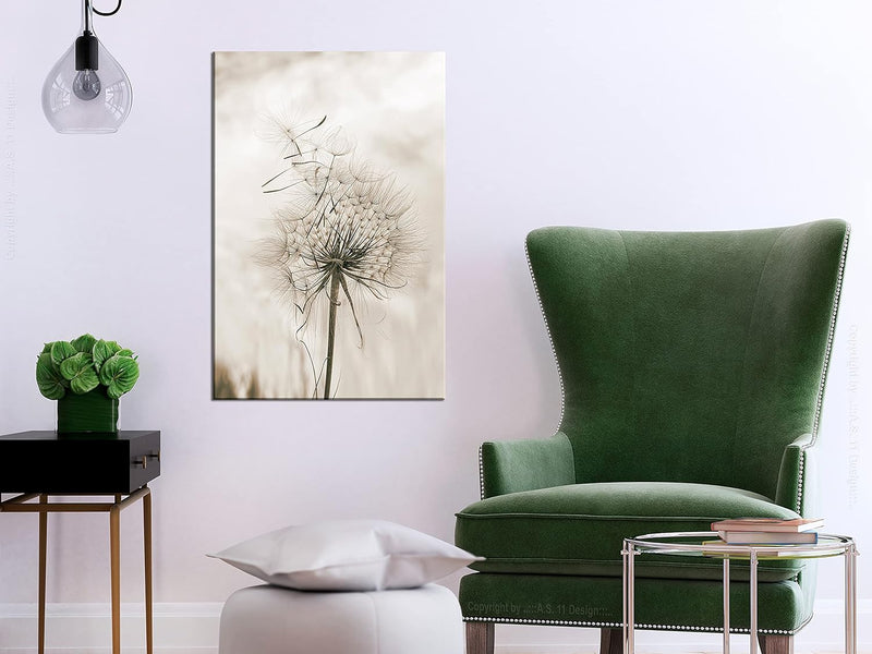 murando Akustikbild Natur 60x90 cm Bilder Akustikschaum Hochleistungsschallabsorber Schallschutz Lei