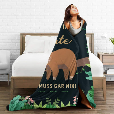 G-dake Ich bin in Rente Geschenk,Ruhestand Rentner Abschied Geschenke Abschiedsgeschenk Faultier Kus