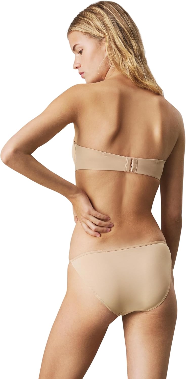 Calvin Klein Damen Trägerloser BH Push-Up 65B Beige (Bare), 65B Beige (Bare)