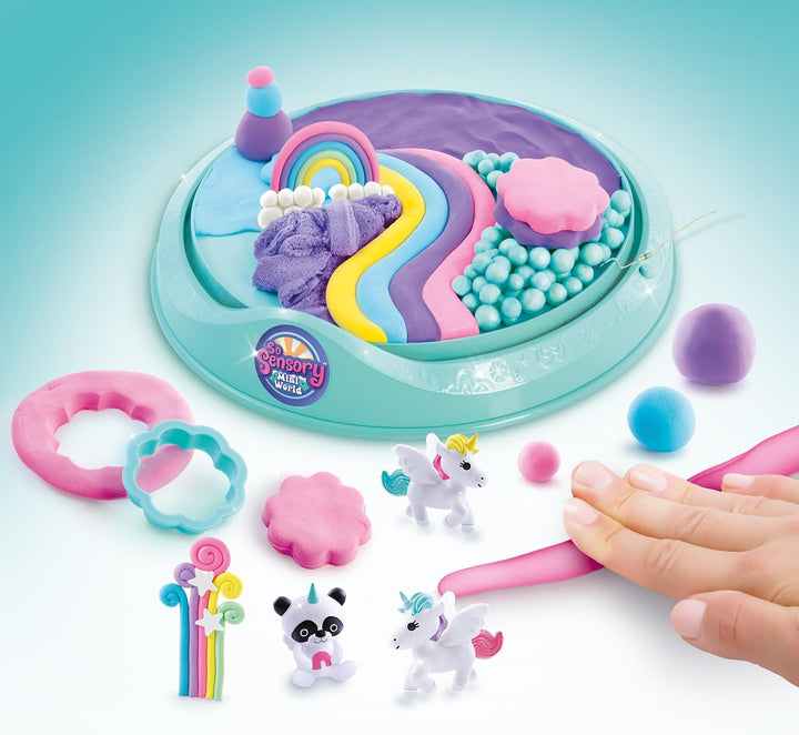 C Toys So Sensory Mini World – Die Welt der Einhörner DIY – Set zum Erstellen Ihrer Welt – Geschenki