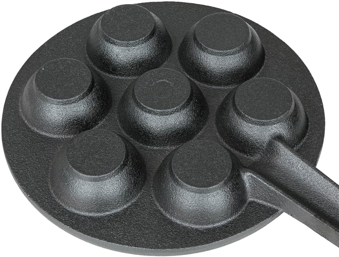 Pförtchenpfanne Gusseisen, Takoyaki Pfanne, Mini Pancake Maker, Pancake Pan, Augenpfanne, Durchmesse