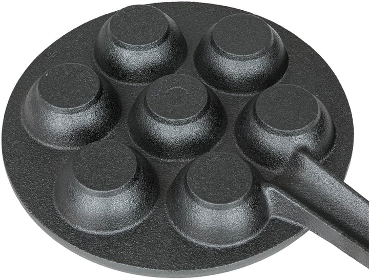 Pförtchenpfanne Gusseisen, Takoyaki Pfanne, Mini Pancake Maker, Pancake Pan, Augenpfanne, Durchmesse