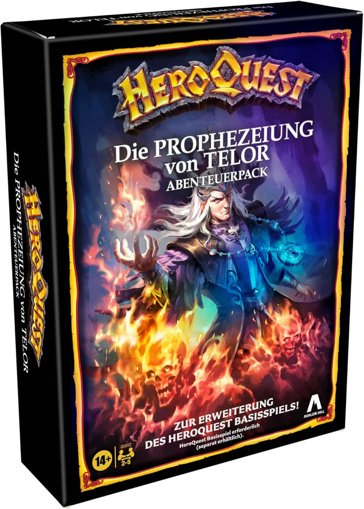 HeroQuest Die Prophezeiung von Telor Abenteuerpack, HeroQuest Basisspiel erforderlich, White, 178.00