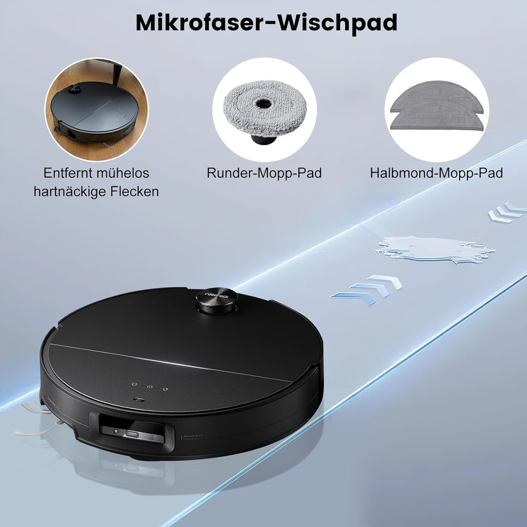 36 Stück Zubehör für Roborock Saros 10 Saugroboter, Ersatzteil Set | 4 Hauptbürsten, 4 Filter, 4 Hal