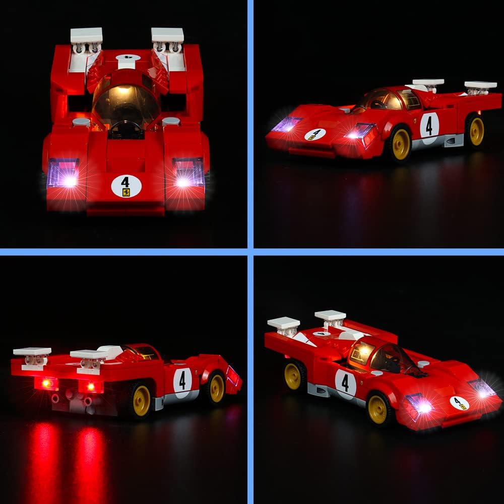 Led Licht Set Kompatibel mit LEGO Ferrari 512 M (Nur Lichter-Set,Kein Modell),Dekorations Led Beleuc