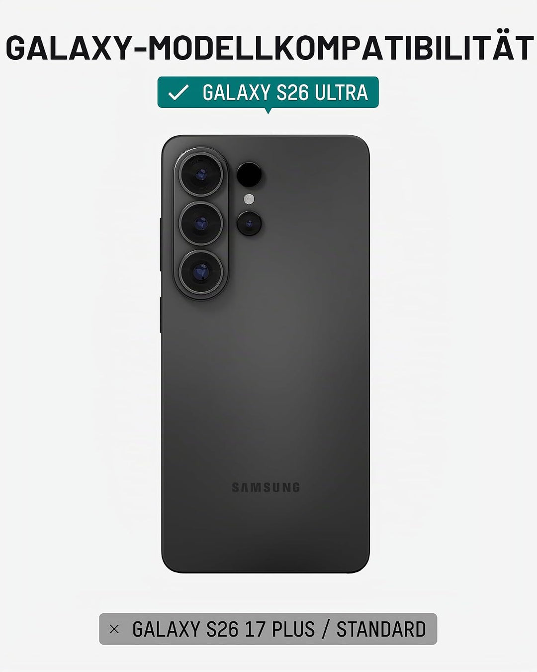 Mous für Samsung Galaxy S26 Ultra Hülle, kompatibel mit MagSafe &amp; Qi2 – Superdünne Aramidfaser-Hülle