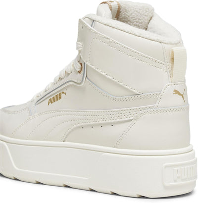 PUMA Damen Karmen Rebelle Mid WTR Sneaker 38 EU Alpine Snow Gold White, 38 EU Alpine Snow Gold White