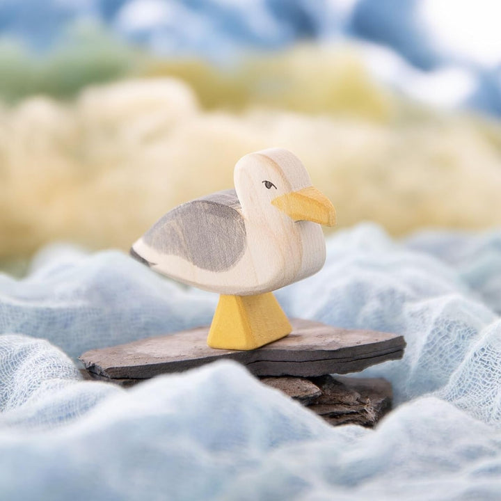 Ostheimer - 16815 - Möwe, Holz, Handarbeit, 6cm x 4,5cm x 2cm