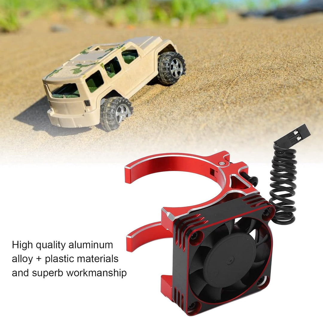 VGEBY RC-Lüfter 40 Mm Metalllüftermotor Lüfter mit Halterung für Ferngesteuertes Modellauto Motor mi
