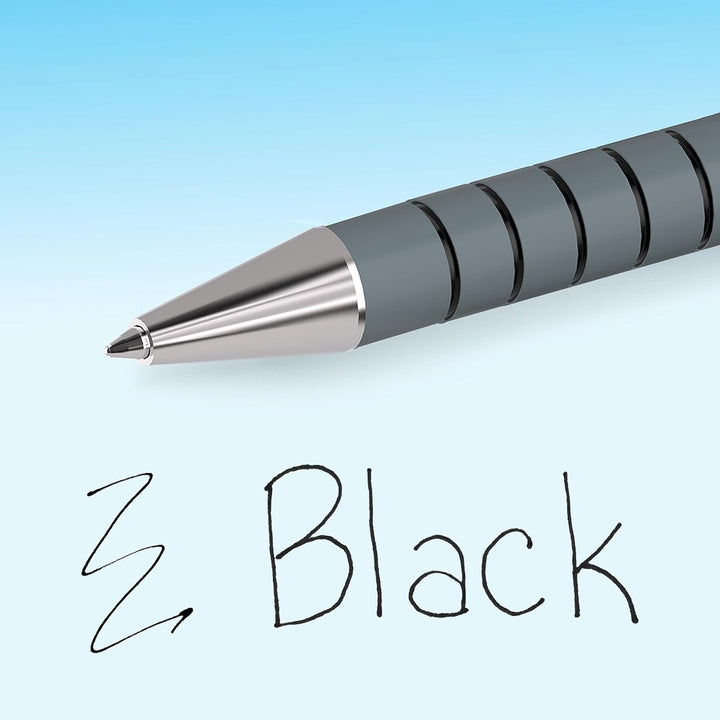 Paper Mate Flexgrip Ultra-Druckkugelschreiber | mittlere Spitze (1,0 mm) | schwarz | 36 Stück Mittle
