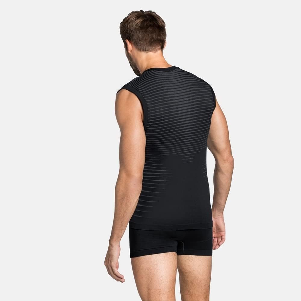 Odlo Herren Performance Light_188162 Funktionsunterwäsche Tanktop (1er Pack), Schwarz
