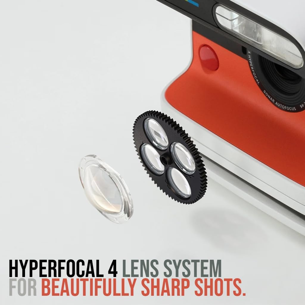 Polaroid Everything Box Flip Sofortbildkamera, analog, Format 79 x 79 mm, weiss, mit Bluetooth & Fil