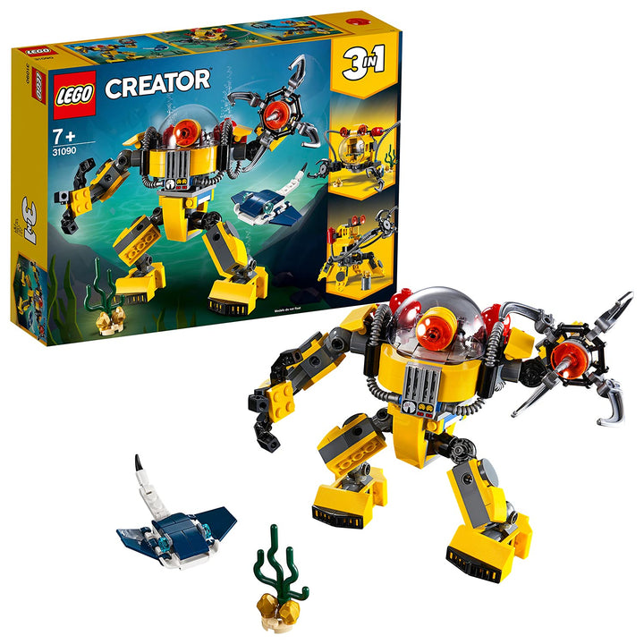 LEGO 31090 LEGO Creator Unterwasser-Roboter Baukasten, Baukasten