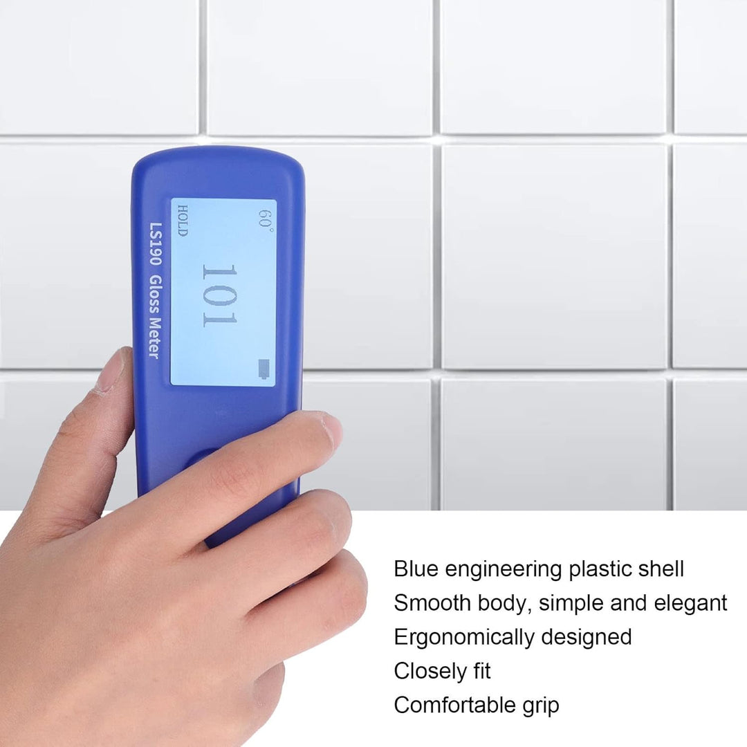 LINSHANG Digitales LCD-Glanzmessgerät 0-Grad-Testwinkel Farbglanzmessgerät Tester Automatische Quali