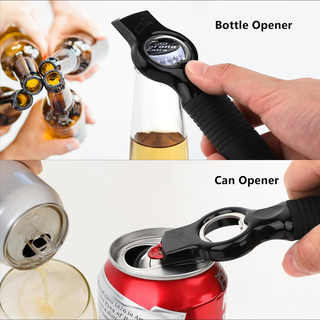 Magnetischer Bierflaschenöffner & Limonadendosenöffner, 2-in-1-Flaschenöffner und Dosenöffner für Ba