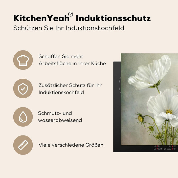 KitchenYeah© Herdabdeckplatte Einteilig Küche Ceranfeld Abdeckplatte Cerankochfeld Abdeckung Indukti