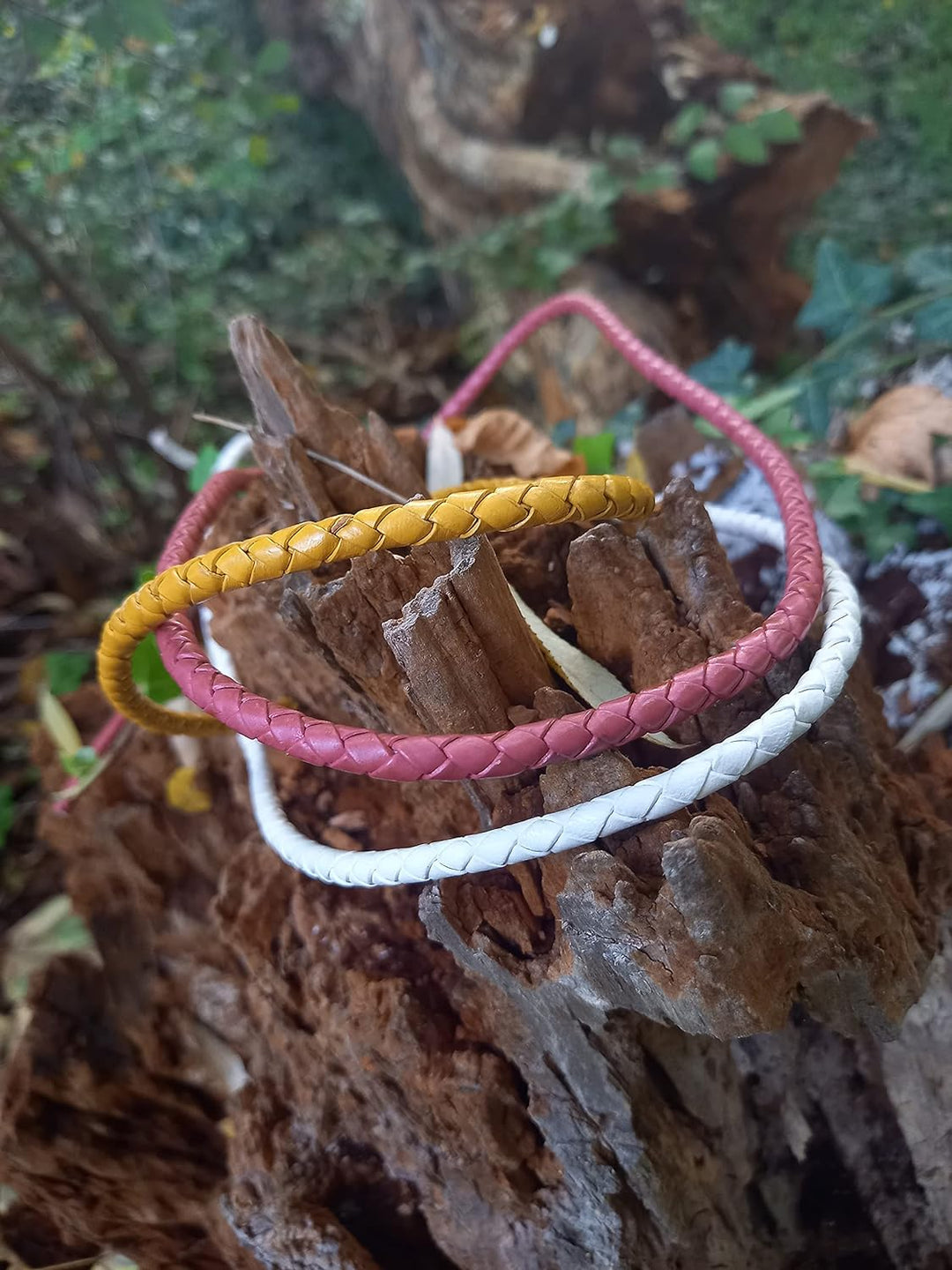 esnado Lederschnur Rund geflochten 4 mm. Antik Dunkelbraun 10 m - Länge: wählbar 10 Meter, 10 Meter