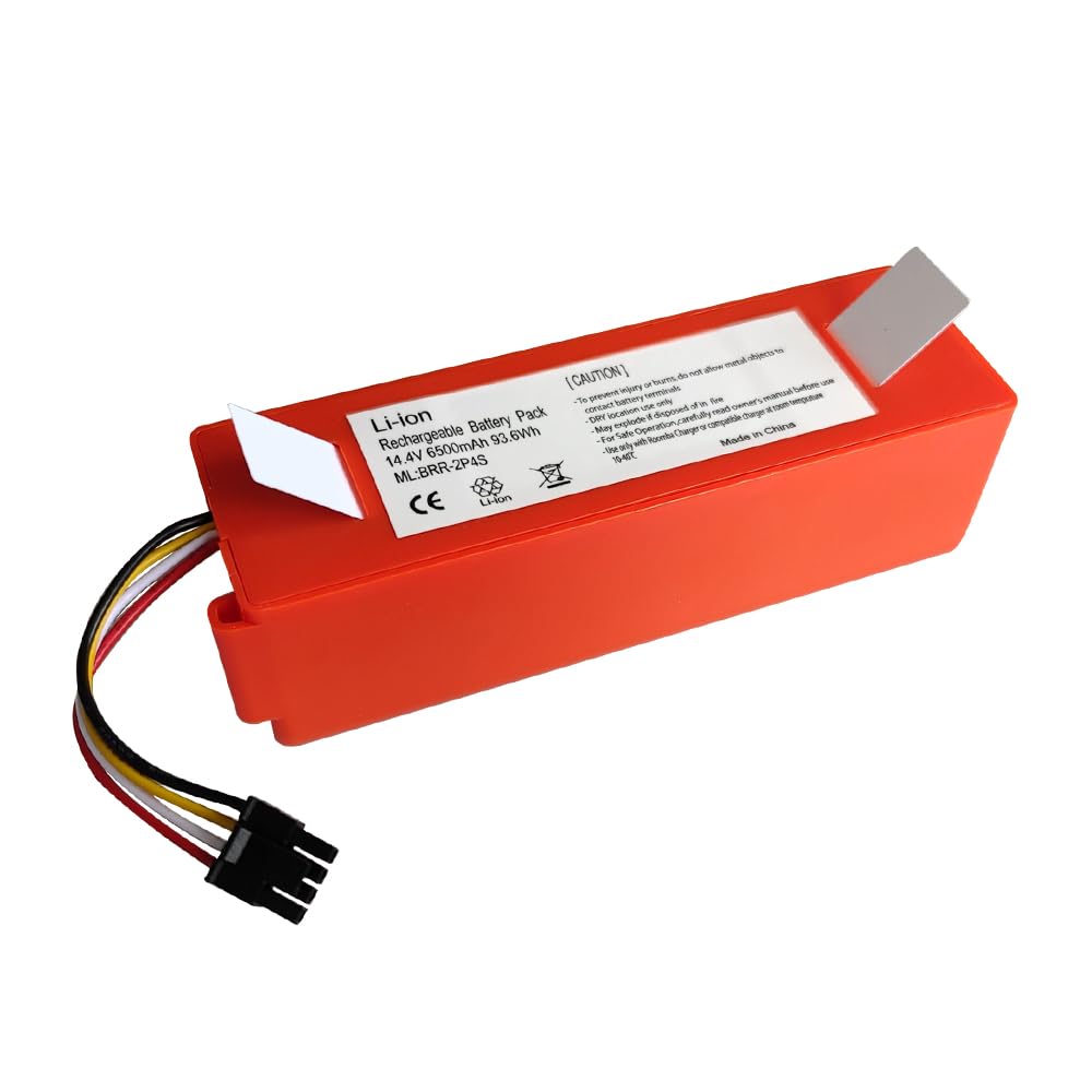 aunstarwei 14.4V 6500mAh Li-Ionen-Akku Ersatz für Xiaomi Mi Roboter Xiaomi Mijia Roborock S50 S51 Ro