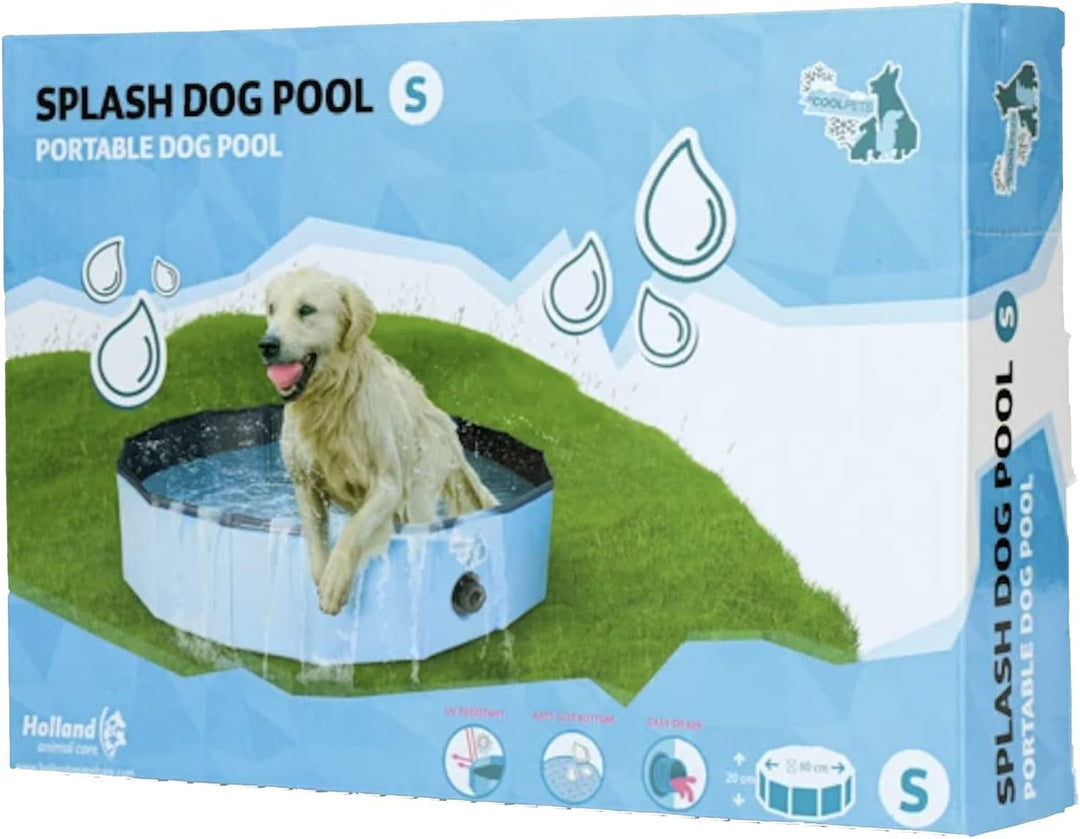 CoolPets Splash Dog Pool - Kühlungspool für Hunde - Hundepool - Hundebad - Spielerische Abkühlung -