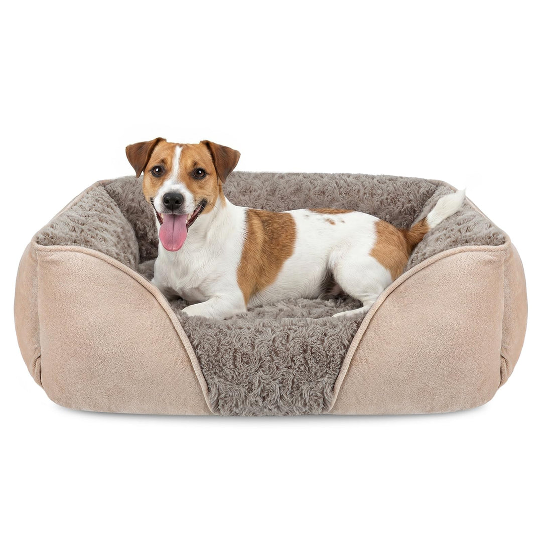 JOEJOY Hundebett Mittelgrosse Hunde, Anti-Angst Hundekorb rutschfest Hundebetten, Hundebett Waschbar
