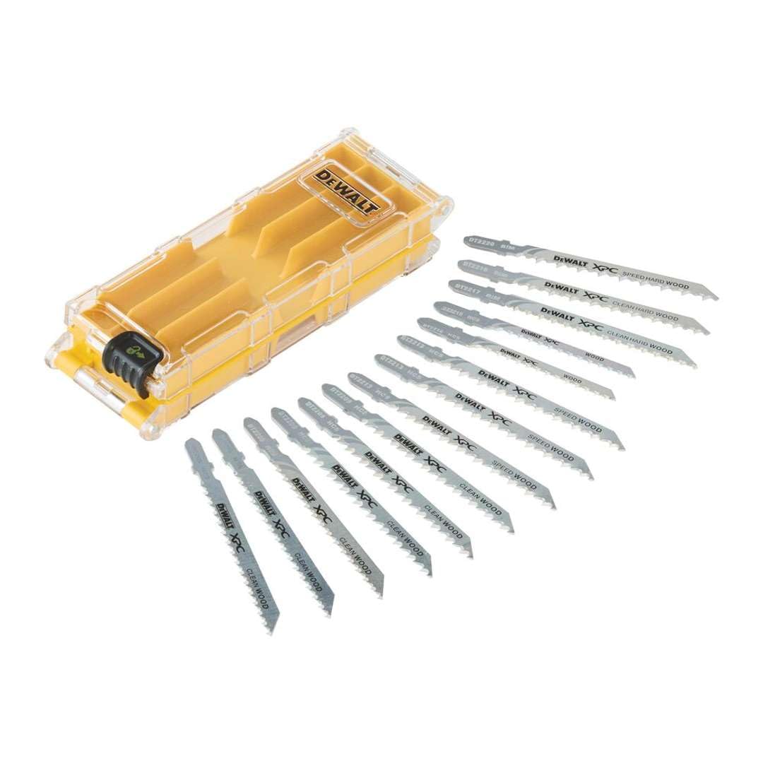 DeWalt XPC Holzstichsägeblätter-Set (HCS, 14-tlgs., mit DT2209 x3, DT2205 x3, DT2213 x3, DT2216 x2,