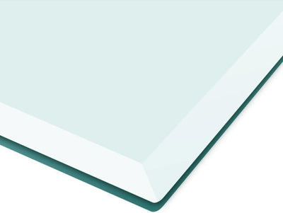 homiuse Tischplatte aus Gehärtetem Glas 1000x620 mm Transparent Rechteckig Desktop Gehärtetes Glas T