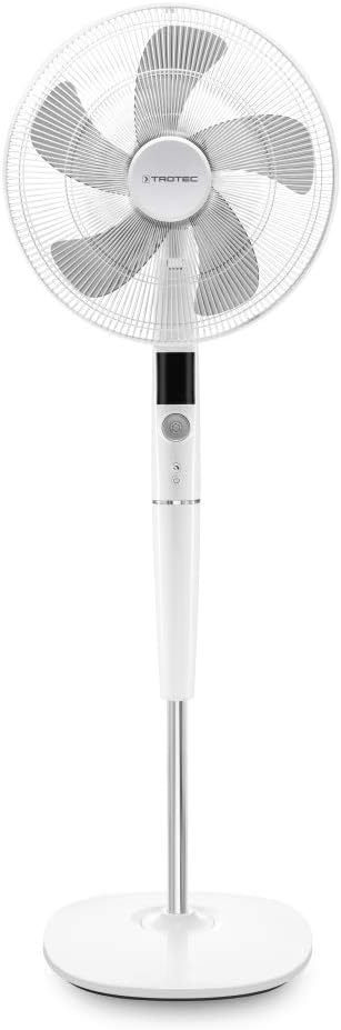 TROTEC Standventilator TVE 26 S – 30 Watt, oszillierend 85°, 5 Betriebsmodi, Ø 40 cm, höhenverstellb