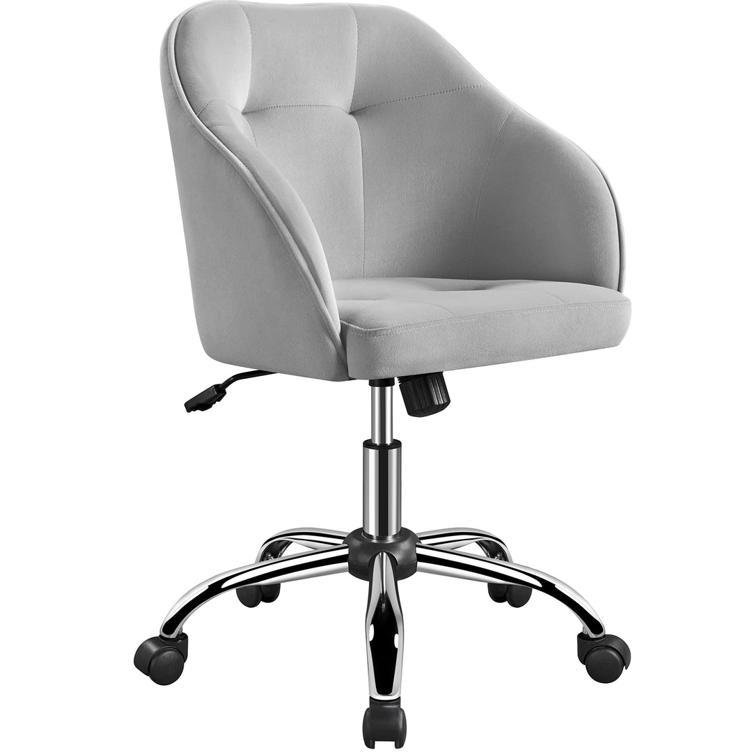 Yaheetech Bürostuhl Ergonomischer Schreibtischstuhl Drehstuhl Höhenverstellbar Computerstuhl mit Rol