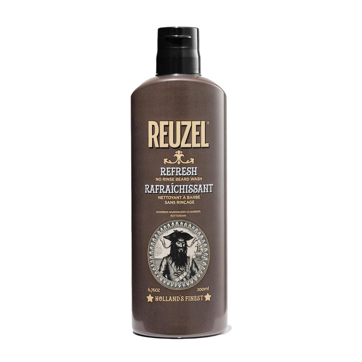 Reuzel Refresh No Rinse Beard Wash, Instantly Freshens Beard, 200 ml