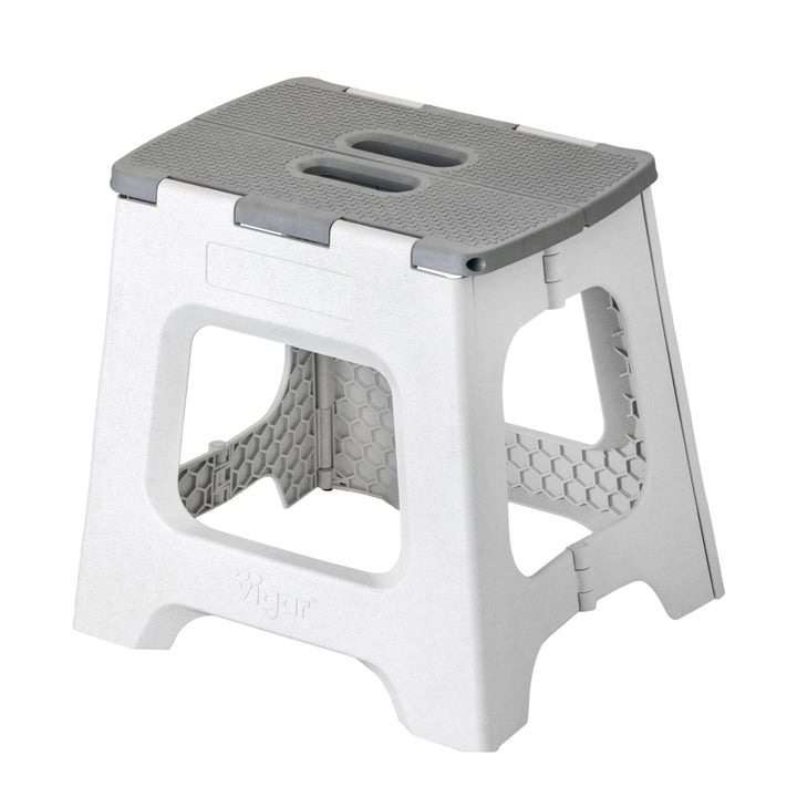 VIGAR - Zusammenklappbarer Hocker - Modell Compact Zeroline - 32 cm Höhe - 80% recycelter Kunststoff