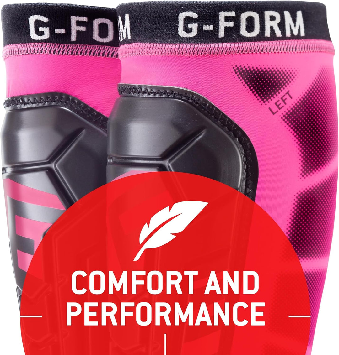 G-Form Pro-S Vento CE Fussball Schienbeinschoner Neon Rosa XL, Neon Rosa XL