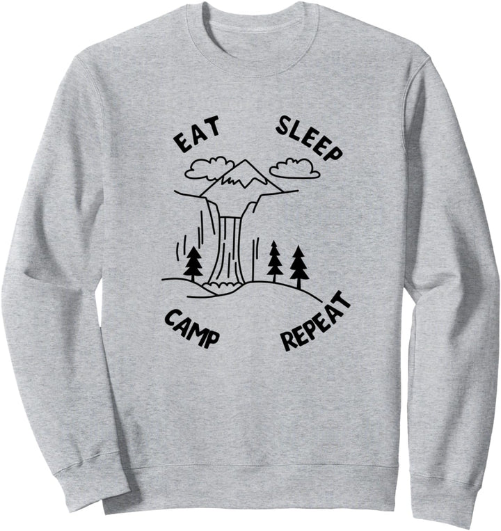 Hinking Abenteuer Camper Natur Wildnis Sweatshirt