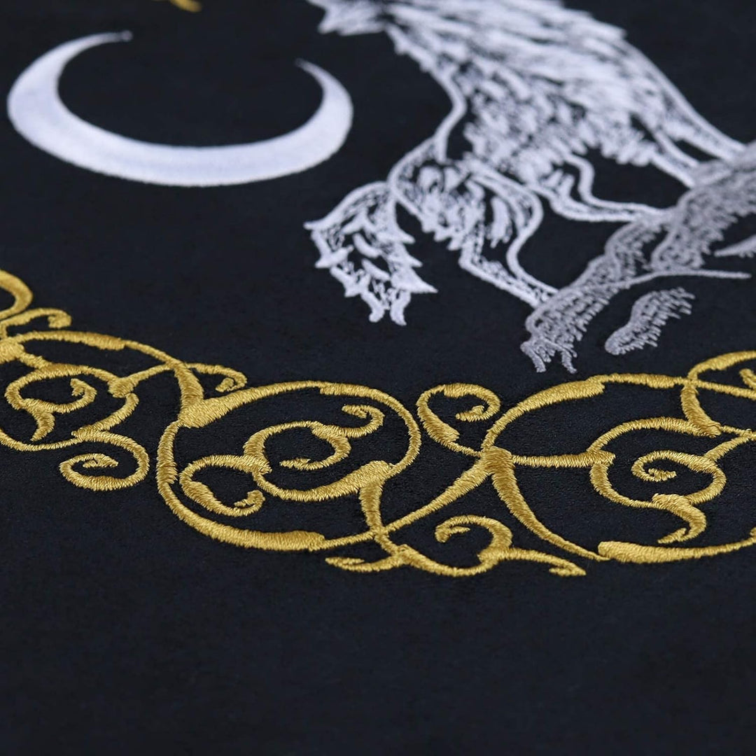 Türkei Wappen mit Wolf PREMIUM Kissen mit Füllung Fahne Türkei Flagge Dekokissen Zierkissen Mond und