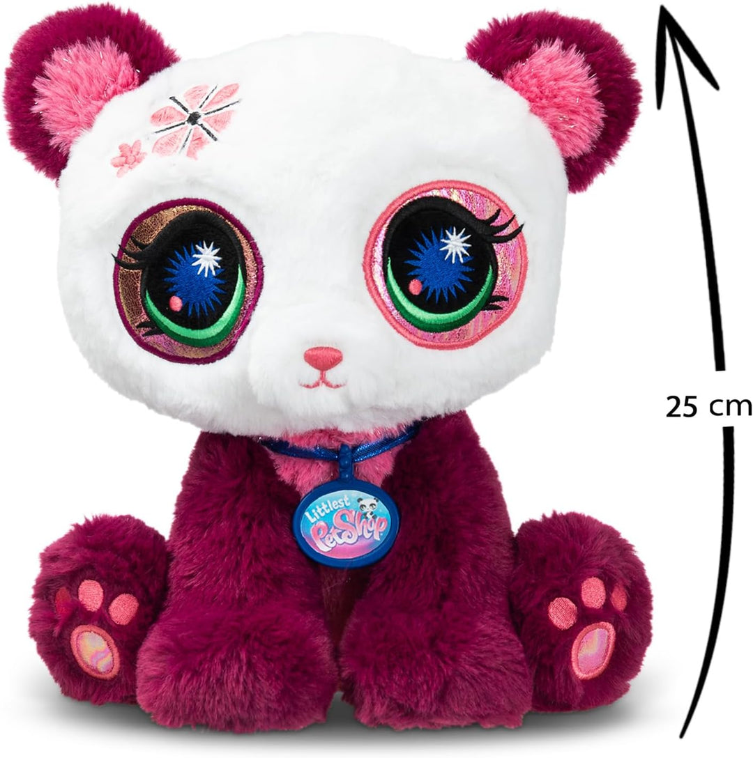 Littlest Pet Shop - Plüschpanda 25 cm - Littlest Pet Shop LPS Deluxe Panda – Niedliche Plüschtiere m