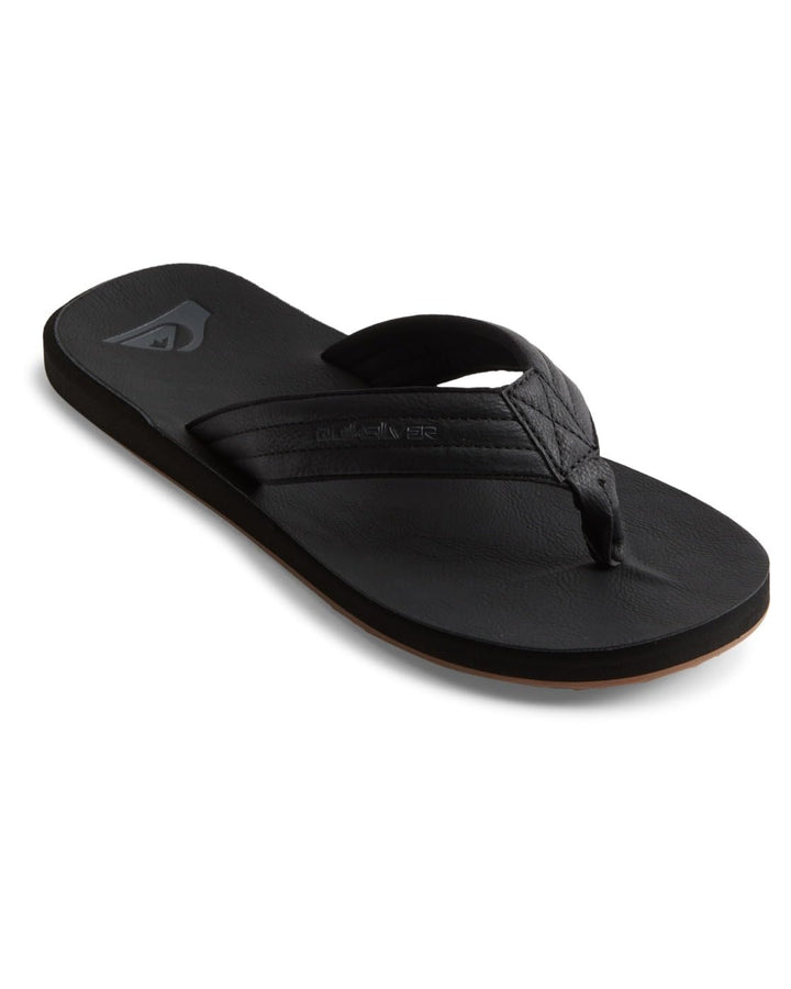 Quiksilver CARVER NUBUCK M SNDL TKD0 Herren Sandalen 39 EU Schwarz Solid Black Sbkm, 39 EU Schwarz S