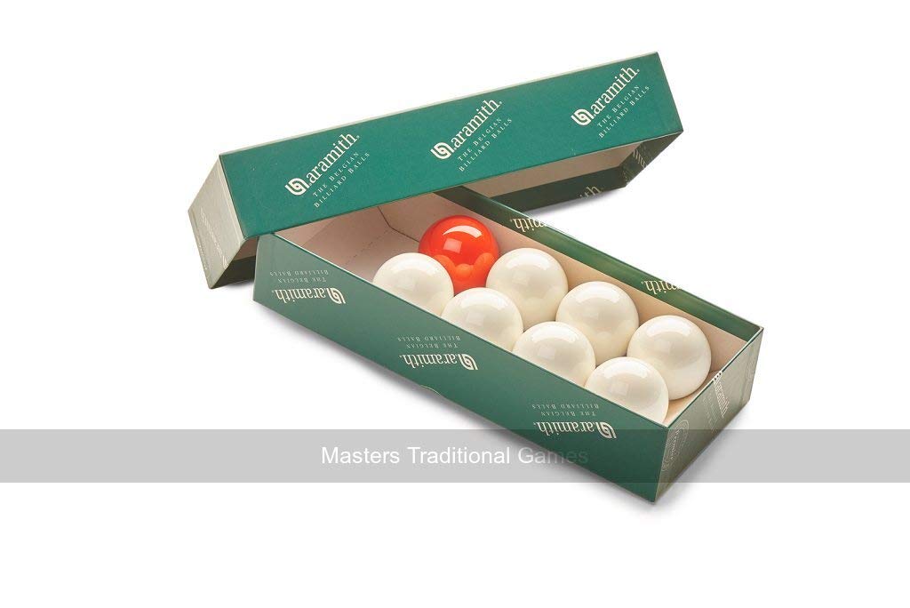 Set Bar Billiards Balls (1 and 7/8 inch - 7 white, 1 red)