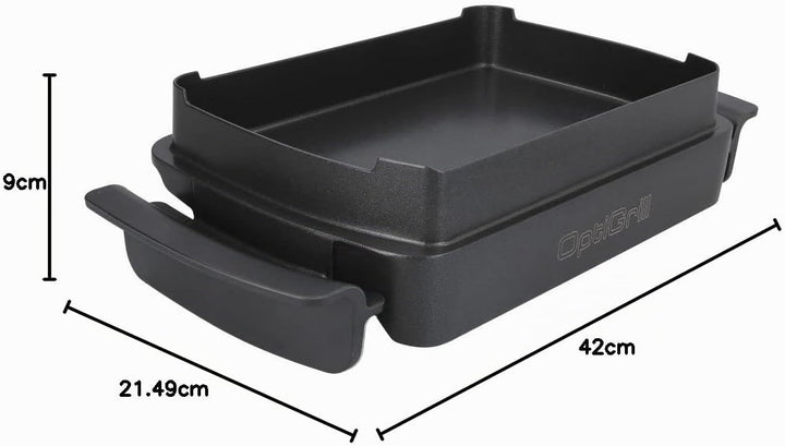 Tefal Backschale XA7258 + Rezeptbuch für OptiGrill, 1,6 Liter, Antihaftbeschichtung, Aluminiumdruckg