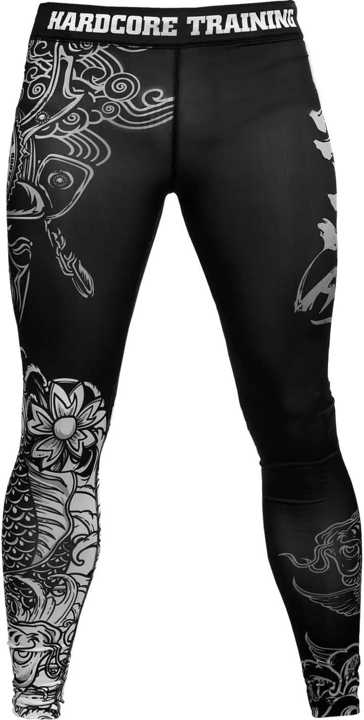 Hardcore Training Herren Compression Pants Kompressionshose Leggings Sportkleidung Grappling MMA Kam