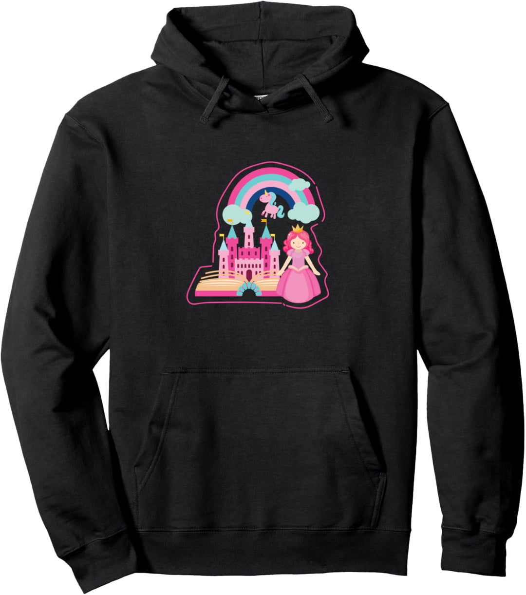 Märchen Magische Prinzessin Schloss Fun Pullover Hoodie