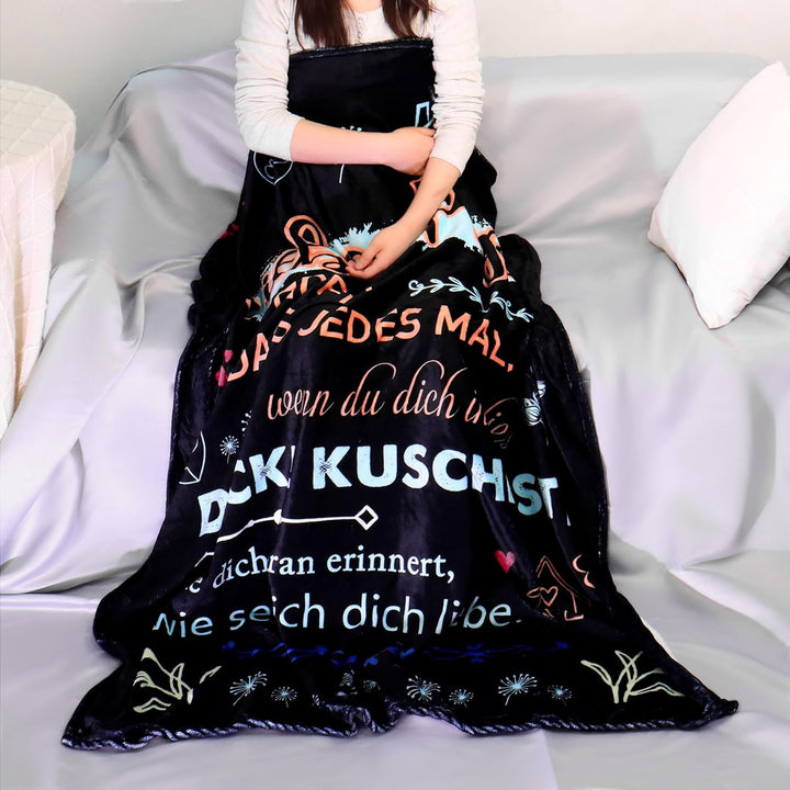 Original Geschenk Lieber Papa Ich Hoffe Dass Jedes Mal Wenn Du Dich In Diese Decke Kuschelst Sie Dic